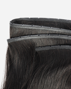 Micro-ring Weft Hair Extensions - Black Brown #1C