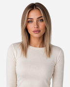 Premium Invisible Clip-in Extensions - Dark Ash Blonde #14 + Ash Silver Blonde #60A