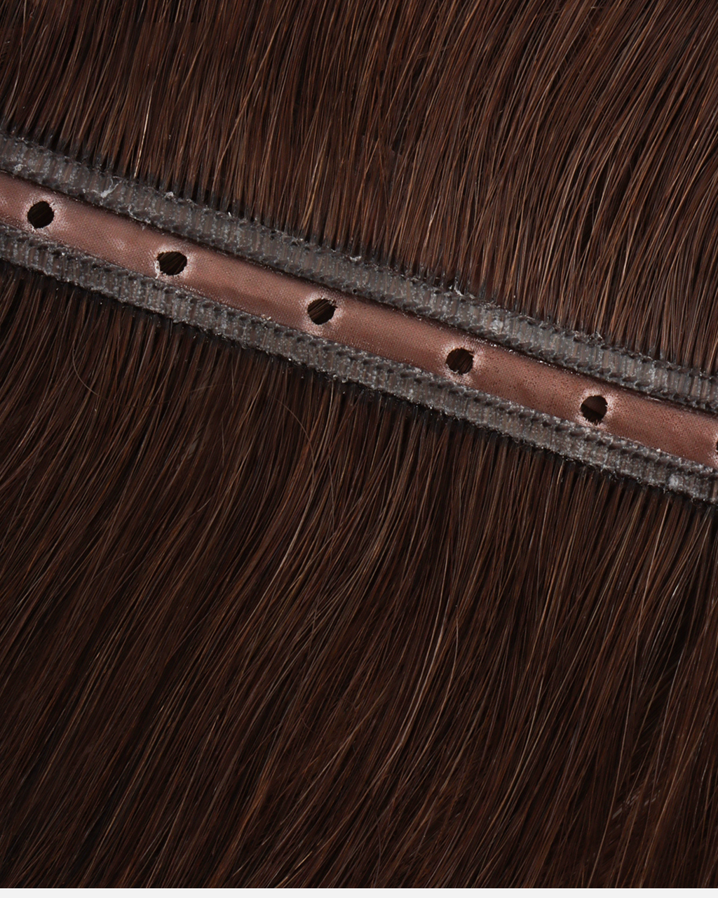 Micro-ring Weft Hair Extensions - Dark Brown #2