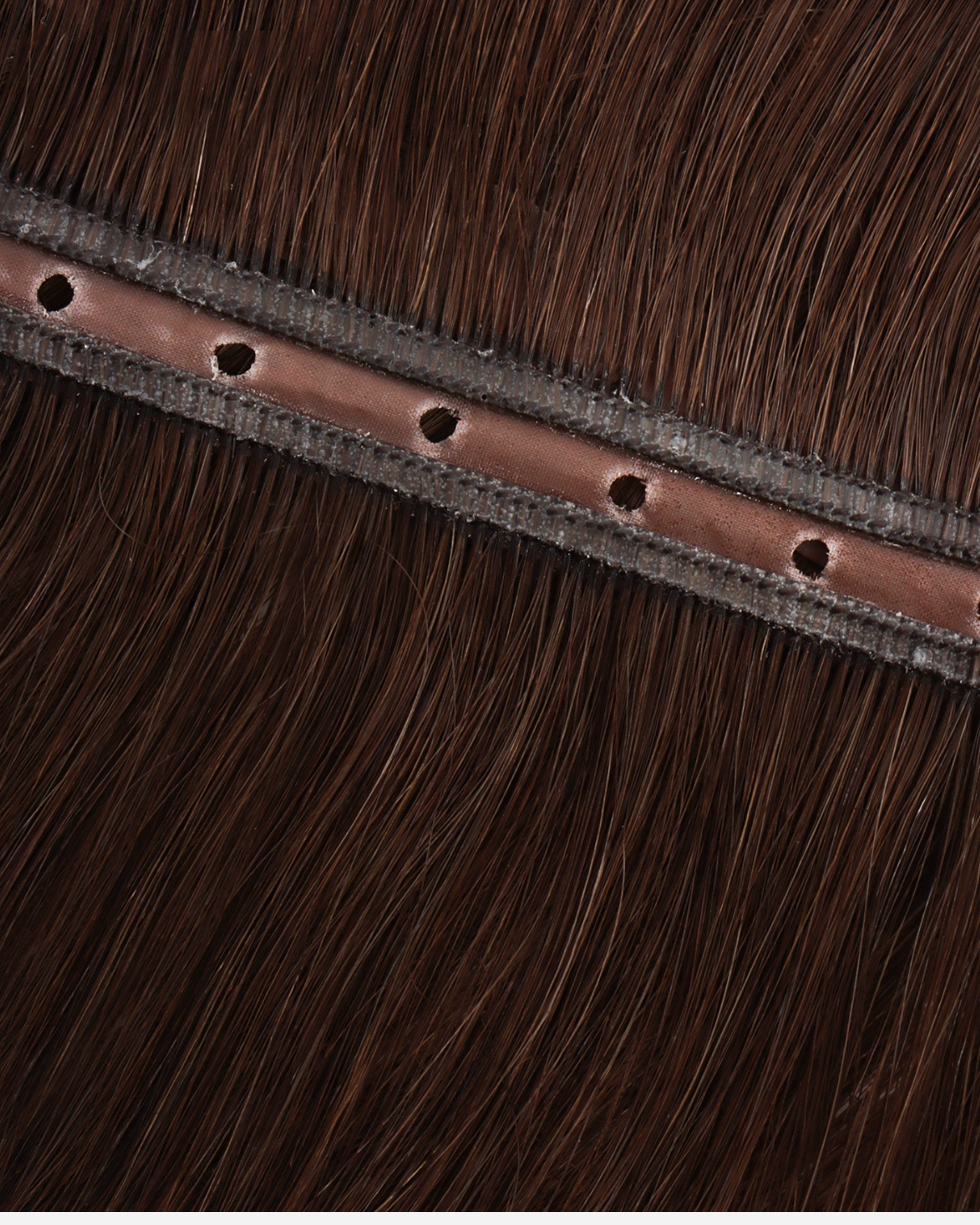 Micro-ring Weft Hair Extensions - Dark Brown #2
