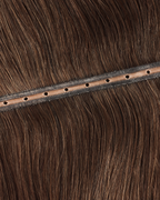 Micro-ring Weft Hair Extensions - Medium Dark Brown #4