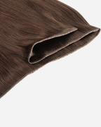 Micro-ring Weft Hair Extensions - Medium Dark Brown #4