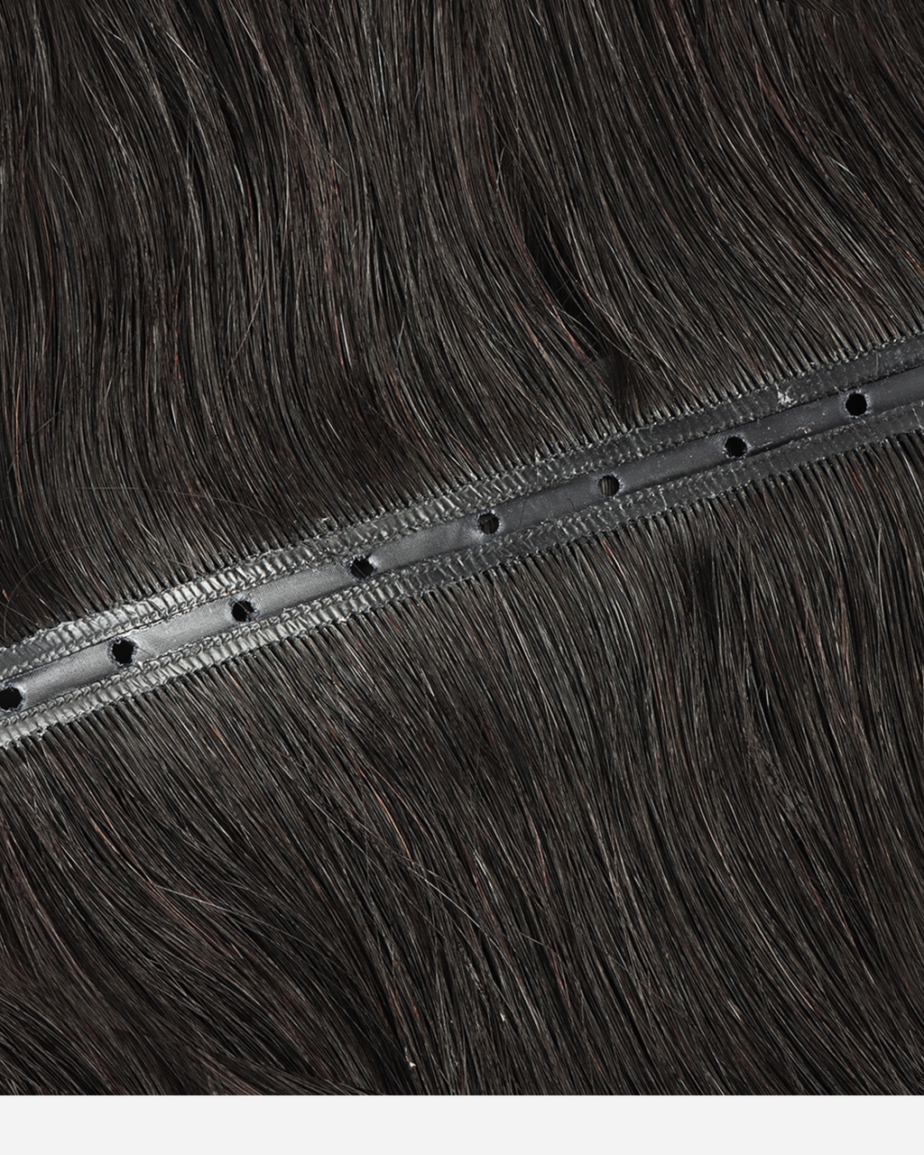Micro-ring Weft Hair Extensions - Black Brown #1C