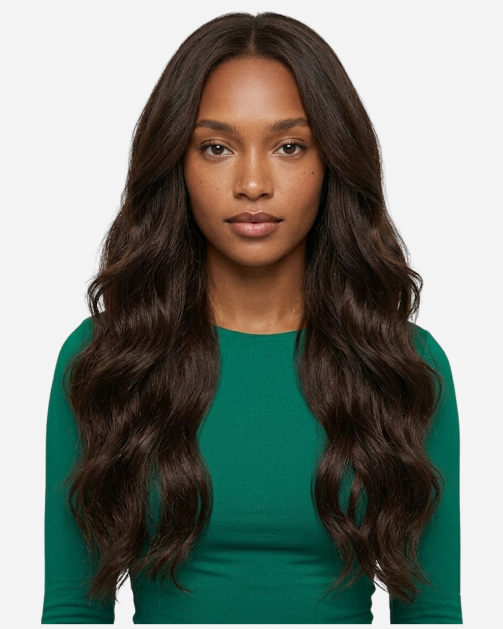 Micro-ring Weft Hair Extensions - Black Brown #1C