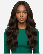 Micro-ring Weft Hair Extensions - Black Brown #1C