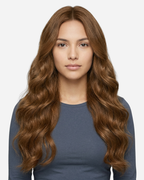 Micro-ring Weft Hair Extensions - Chestnut Brown #6