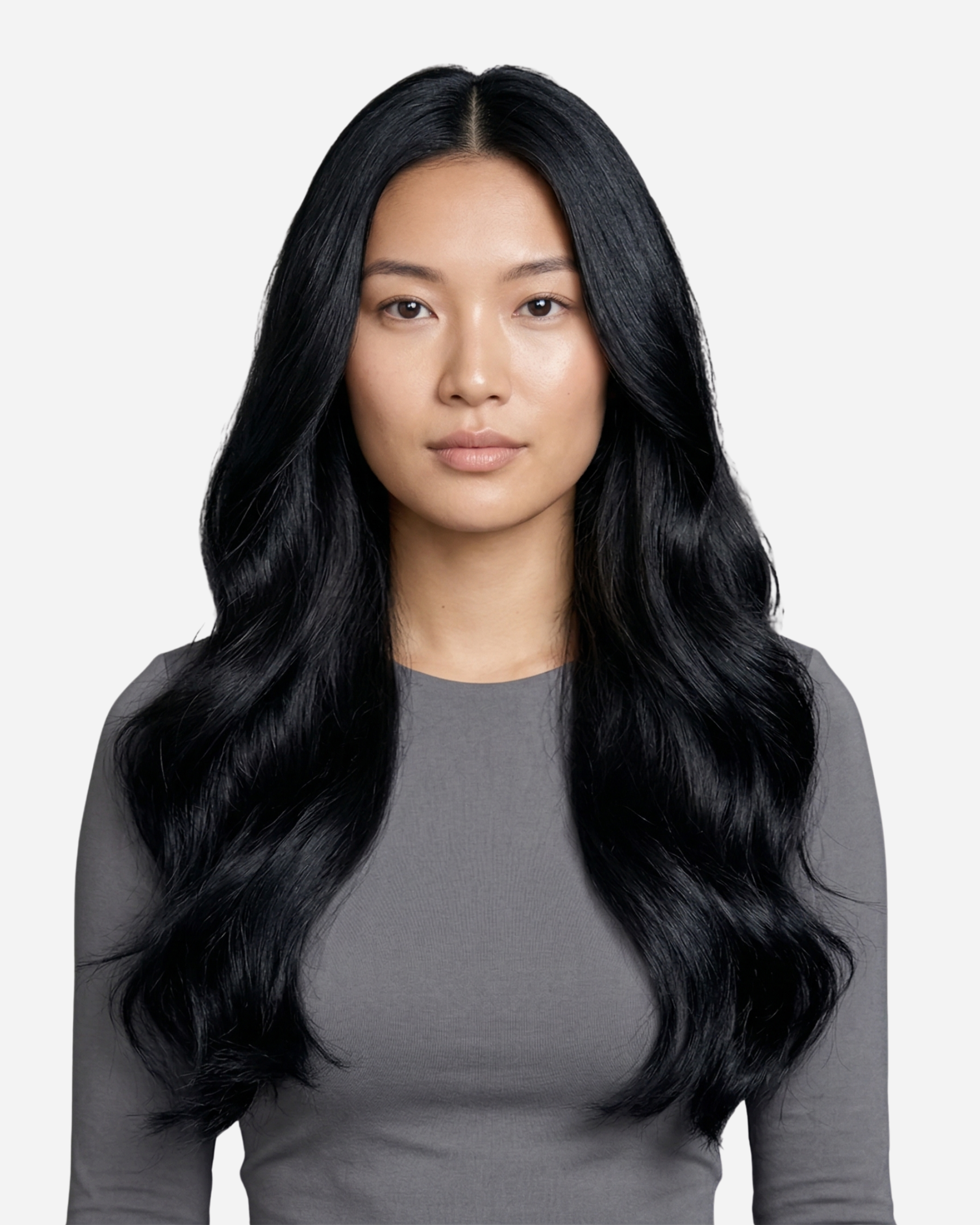 Micro-ring Weft Hair Extensions - Jet Black #1