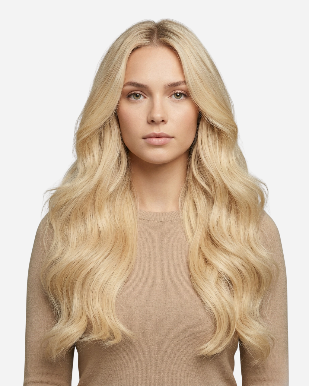 Micro-ring Weft Hair Extensions - Light Blonde #22/24