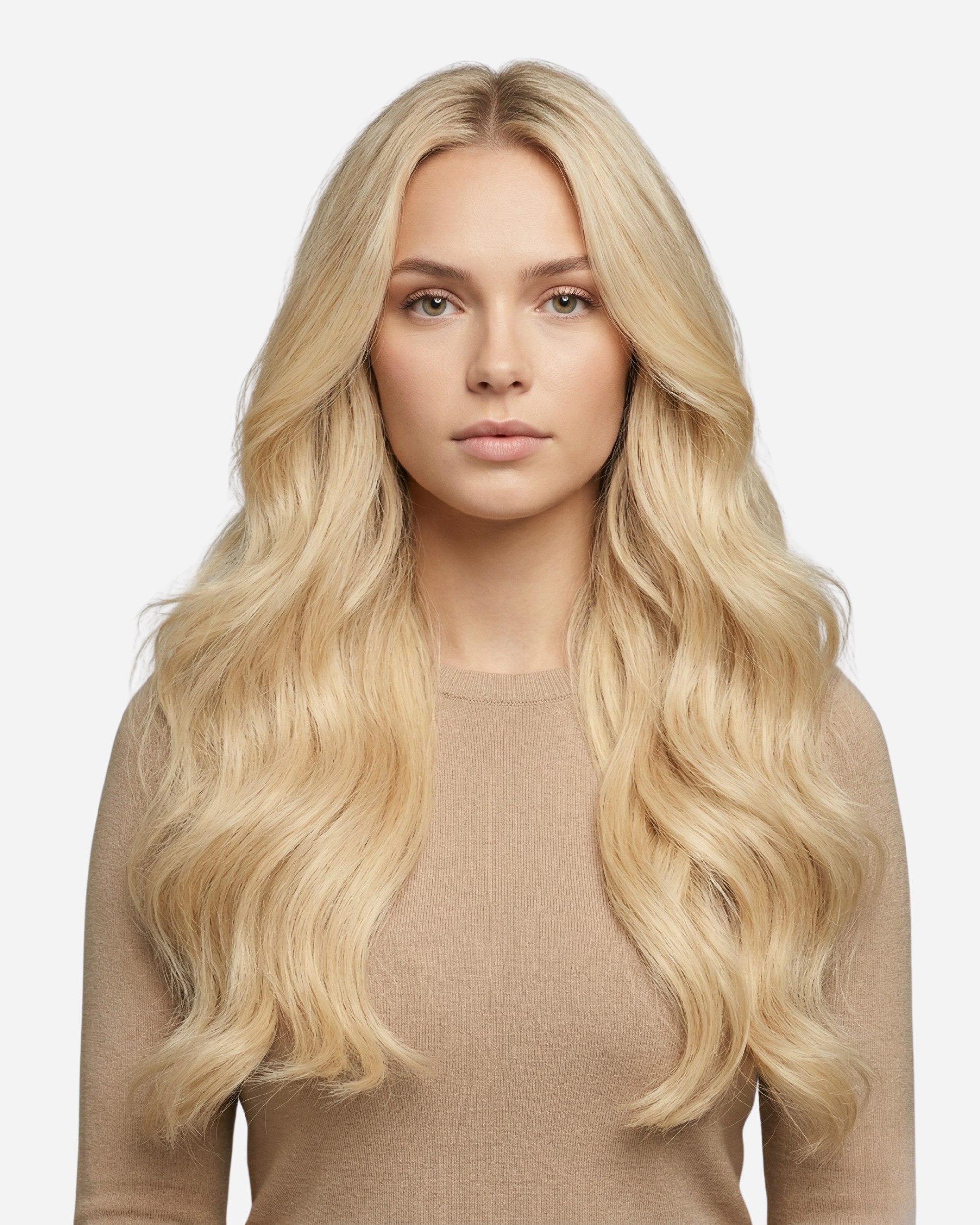 Micro-ring Weft Hair Extensions - Light Blonde #22/24