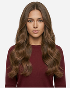 Micro-ring Weft Hair Extensions - Medium Dark Brown #4