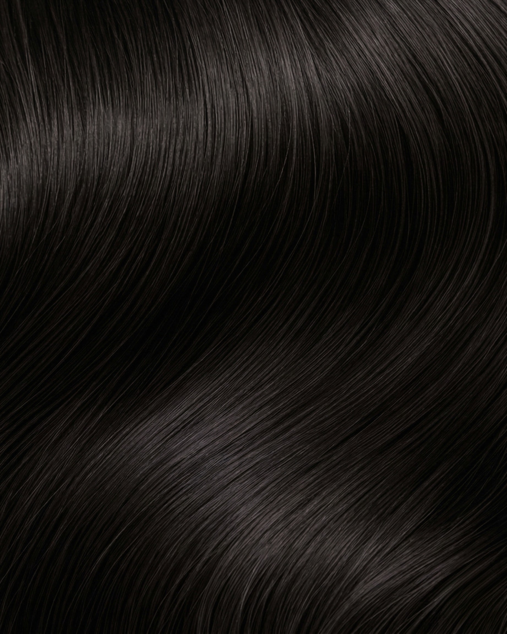 Micro-ring Weft Hair Extensions - Natural Black #1B