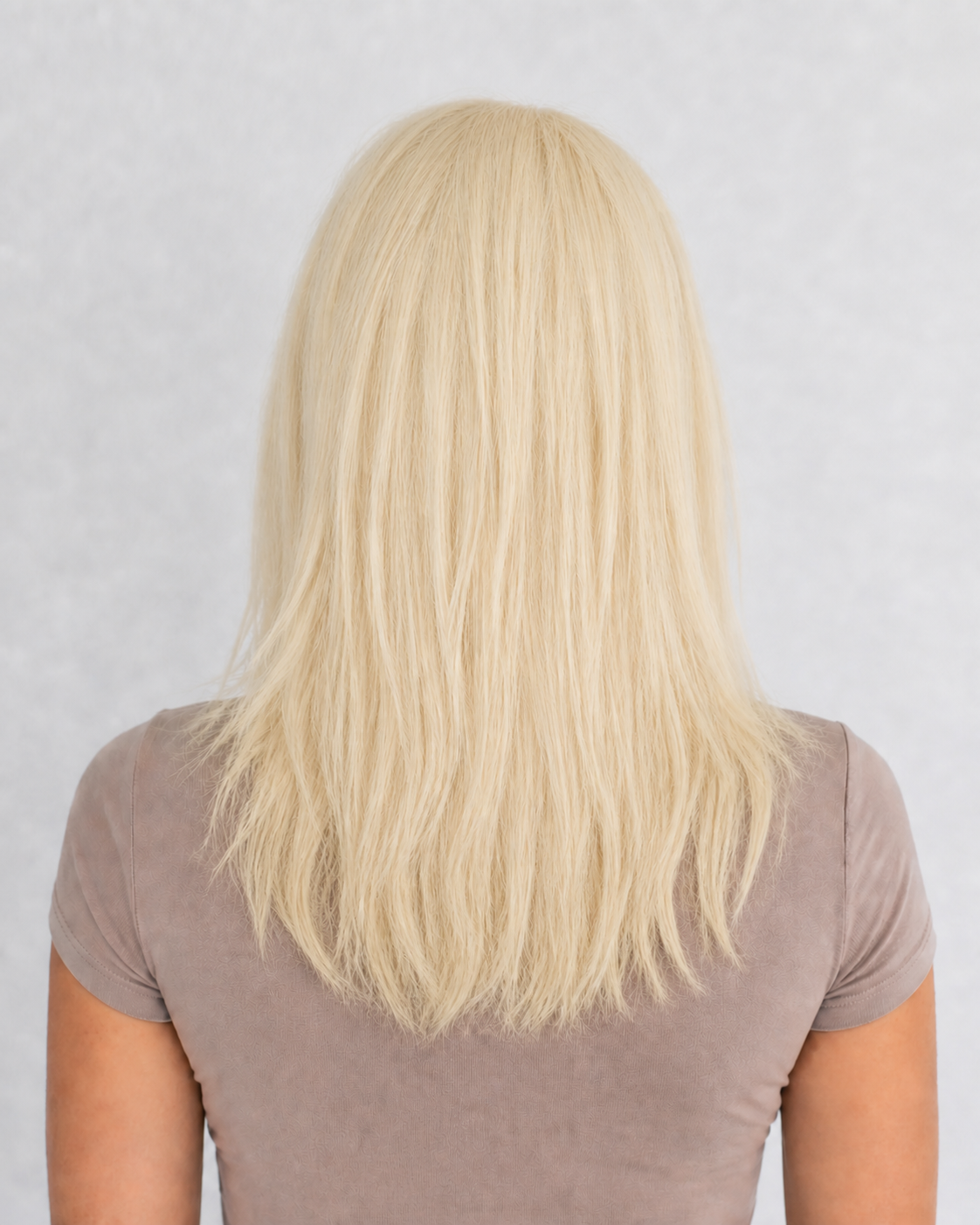 Invisible Tape Weft Bleach Blonde #613 – after