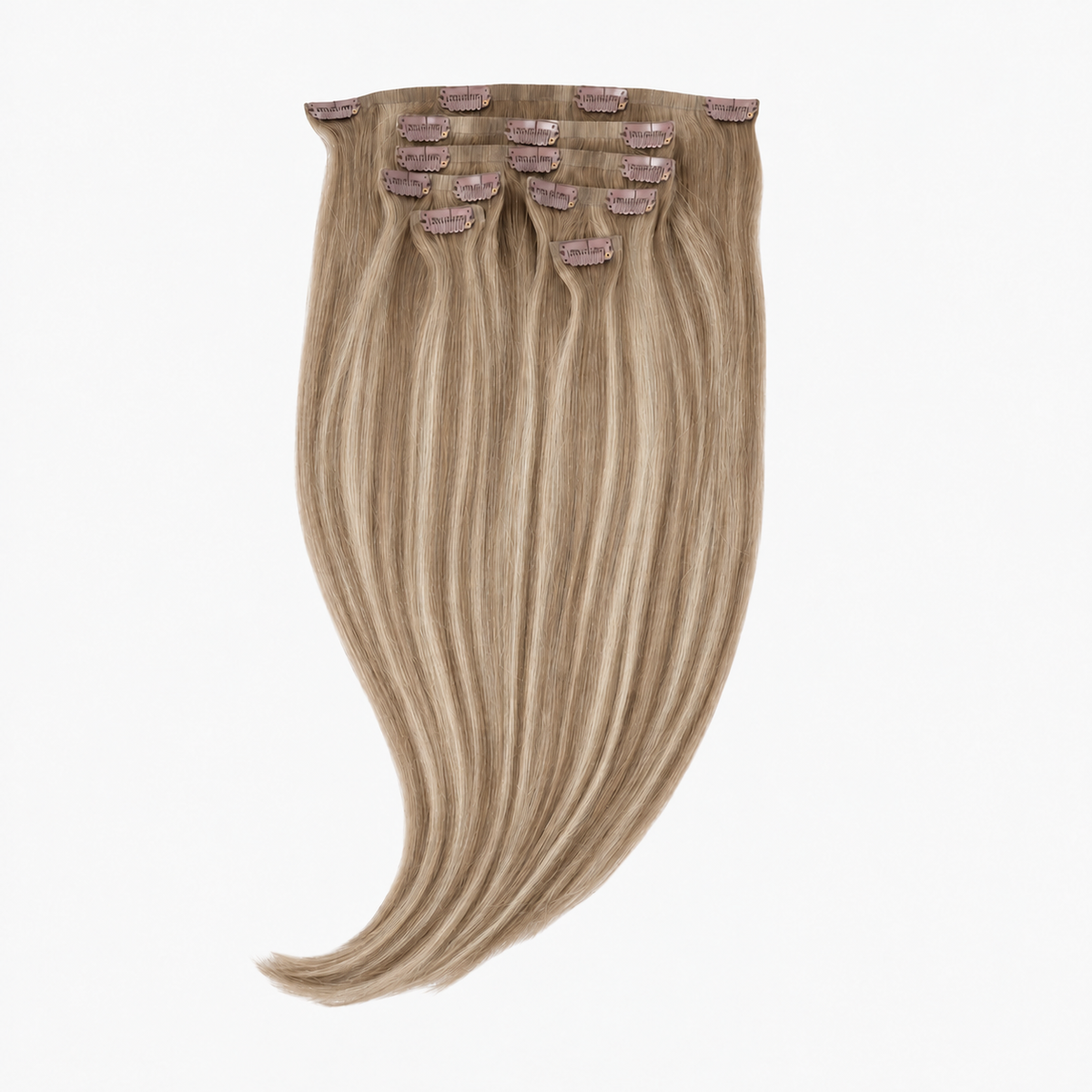 Invisible Clip-in Extensions #14-60A – volledige set
