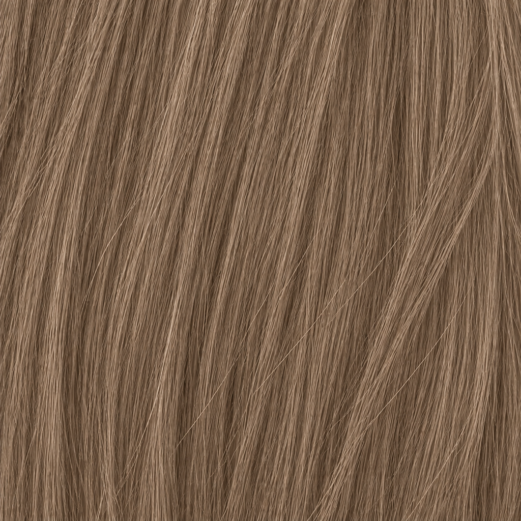 Invisible Tape Weft Dark Blonde #18 egale kleur close-up natuurlijke haarstructuur
