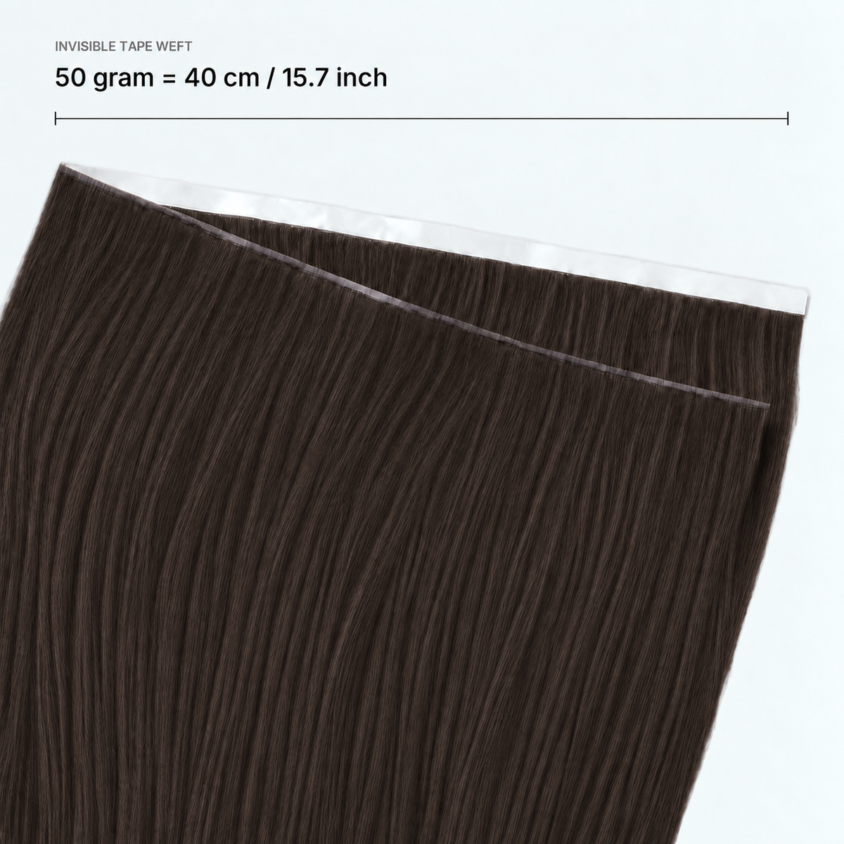 Dark Brown #2 lengte en breedte