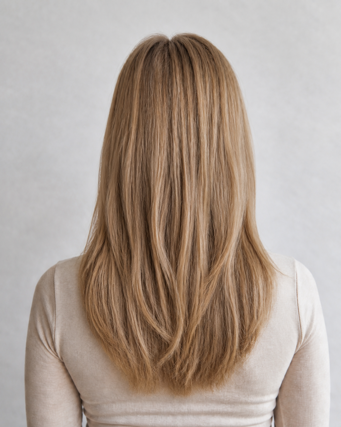 Invisible Tape Weft Golden Brown #12 – after circa 60 cm