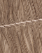 Hole Weft - Light Ash Brown #10 – openliggende weft met gaatjes in het midden