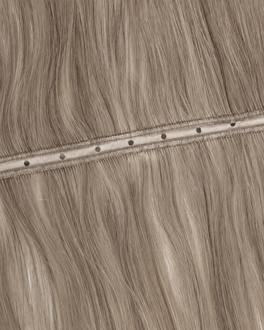 Hole Weft - Dark Blonde #18 – openliggende weft met gaatjes in het midden