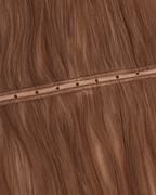 Hole Weft - Dark Auburn #33 – openliggende weft met gaatjes in het midden