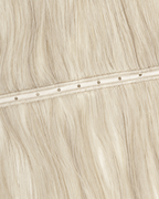 Hole Weft -  Ash Silver Blonde #60A – openliggende weft met gaatjes in het midden