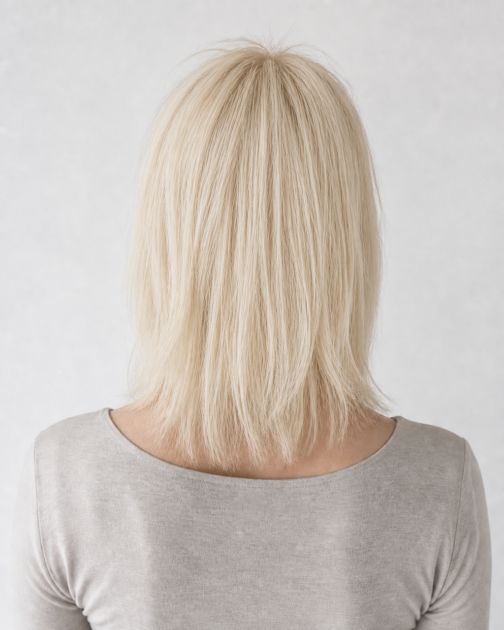 Invisible Long Tape-in Hair Extensions - Ash Silver Blonde #60A – voor resultaat