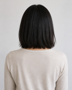 Invisible Long Tape-in Hair Extensions - Jet Black #1 – voor resultaat