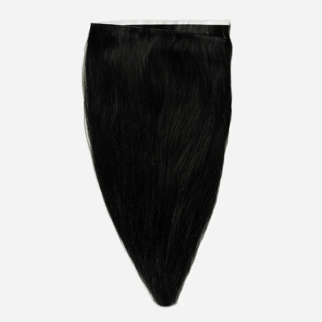 Invisible Long Tape-in Hair Extensions - Jet Black #1 productfoto