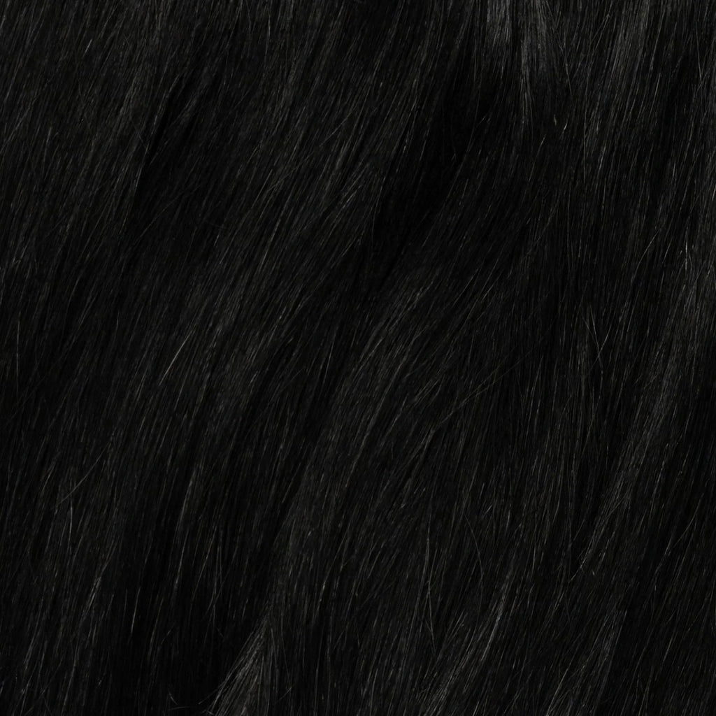 Micro-ring Weft kleur 1 – close-up haarkleur en natuurlijke haarstructuur
