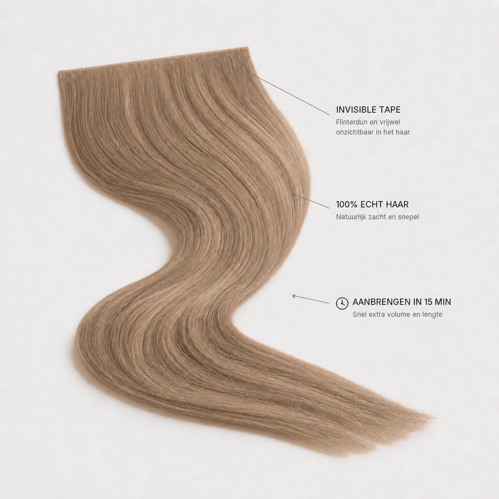 Invisible Tape Weft kleur 10 drie voordelen