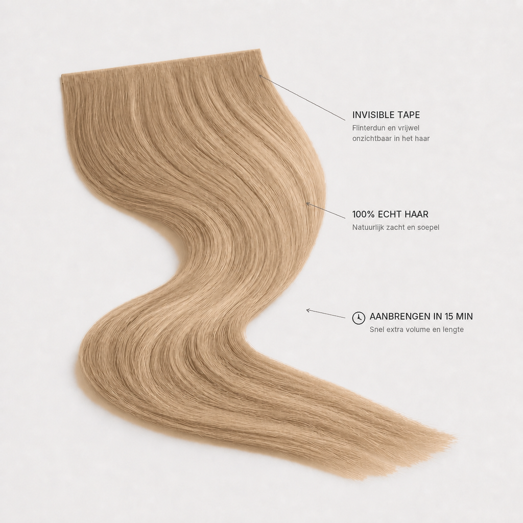 Invisible Tape Weft kleur 12 drie voordelen