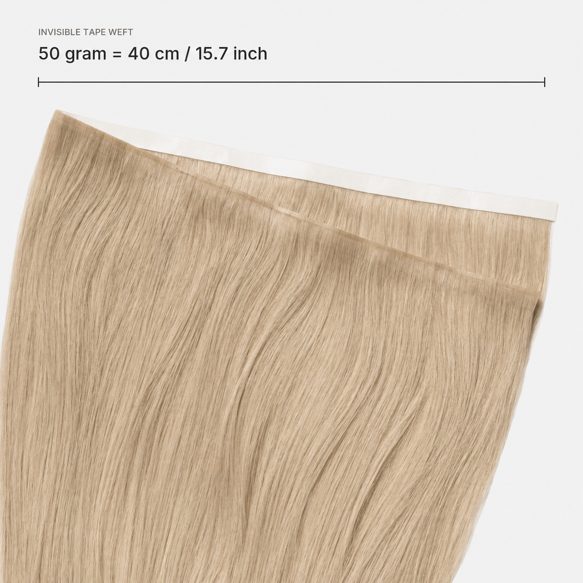 Invisible Tape Weft kleur 16 breedte en lengte