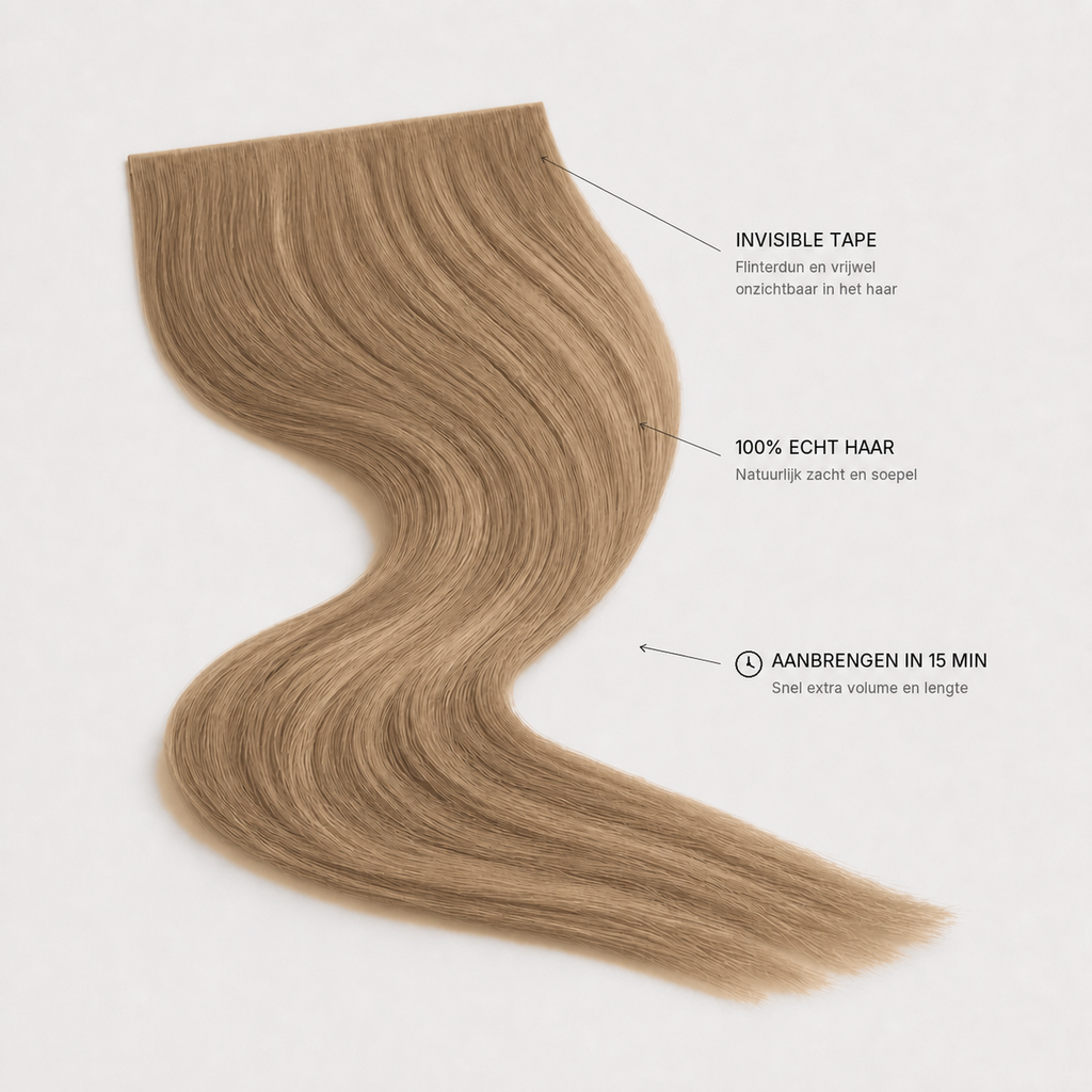 Invisible Tape Weft kleur 16 drie voordelen