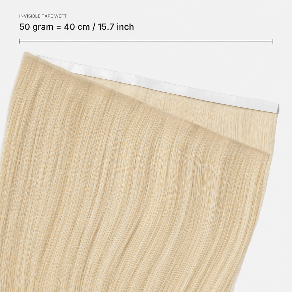 Invisible Tape Weft kleur 22-24 breedte en lengte