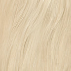 Invisible Long Tape-in Hair Extensions - Silver / White Blonde – close-up haarkleur en haarstructuur