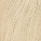 Premium Invisible Clip-in Hair Extensions - Ash Silver Blonde #60A – close-up haarkleur en structuur