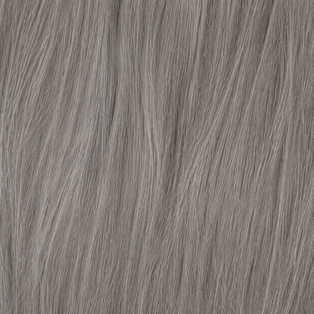 Invisible Tape Weft kleur grey – close-up haarkleur en natuurlijke haarstructuur