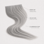 Invisible Tape Weft kleur grey drie voordelen