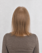 Invisible Tape Weft Light Brown #8 – before met dun haar