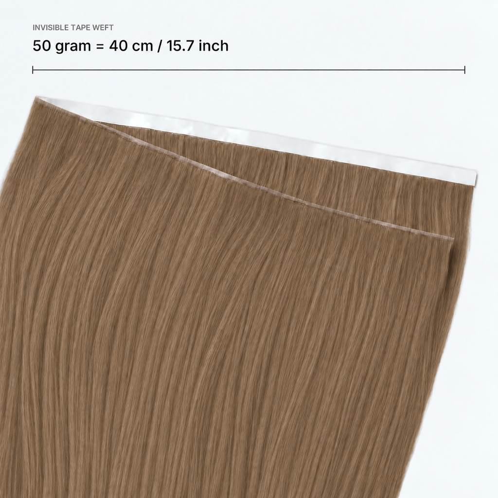 Light Brown #8 lengte en breedte