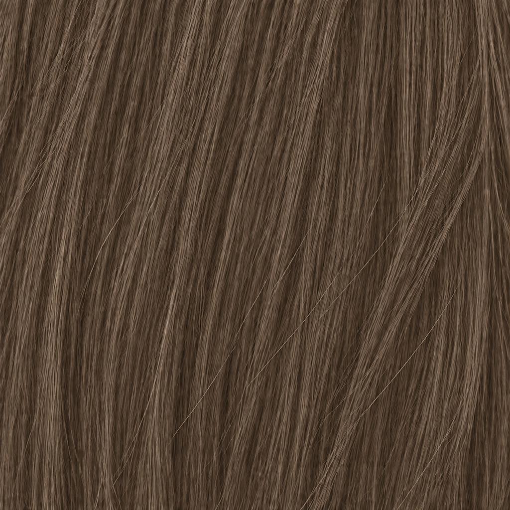Medium Dark Brown #4 close-up haarkleur en structuur