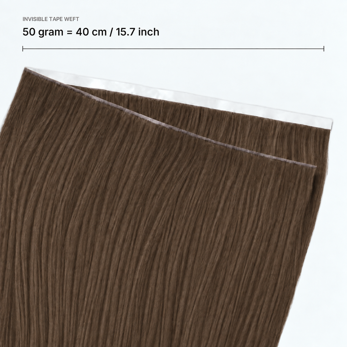 Medium Dark Brown #4 lengte en breedte