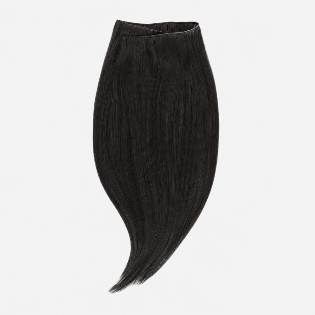 Micro-ring Weft Hair Extensions - Natural Black #1B