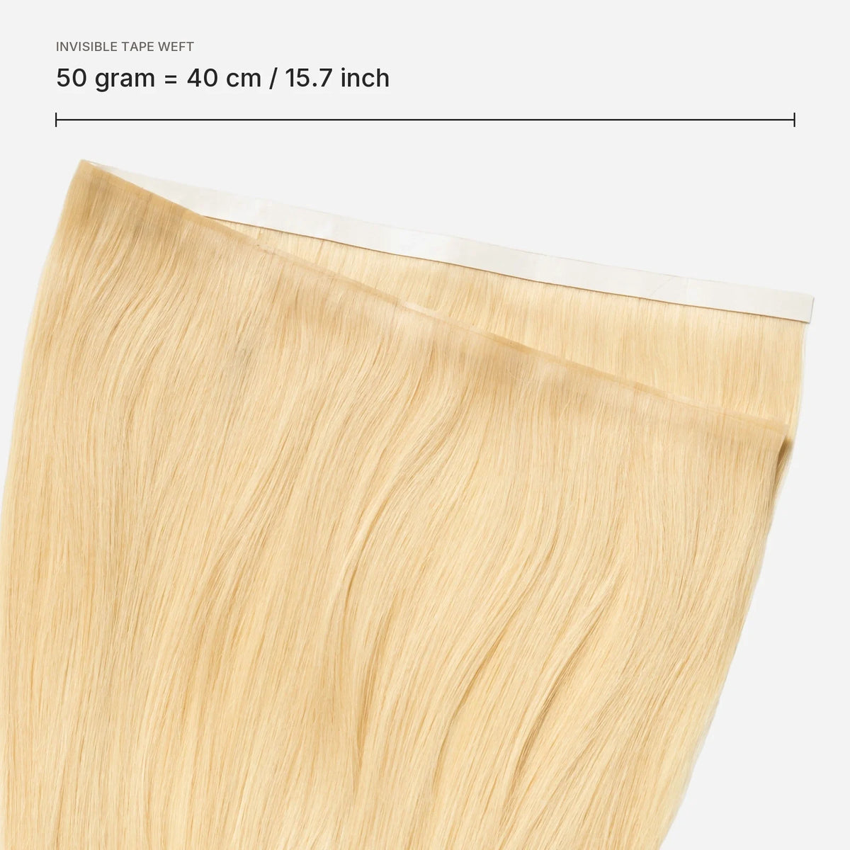 Invisible Long Tape-in Hair Extensions - Golden Blonde #24 – 50 gram = 40 cm / 15.7 inch breed