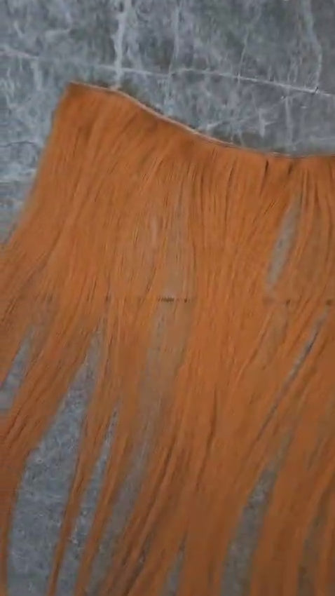 Micro-ring Weft Hair Extensions - Auburn #30