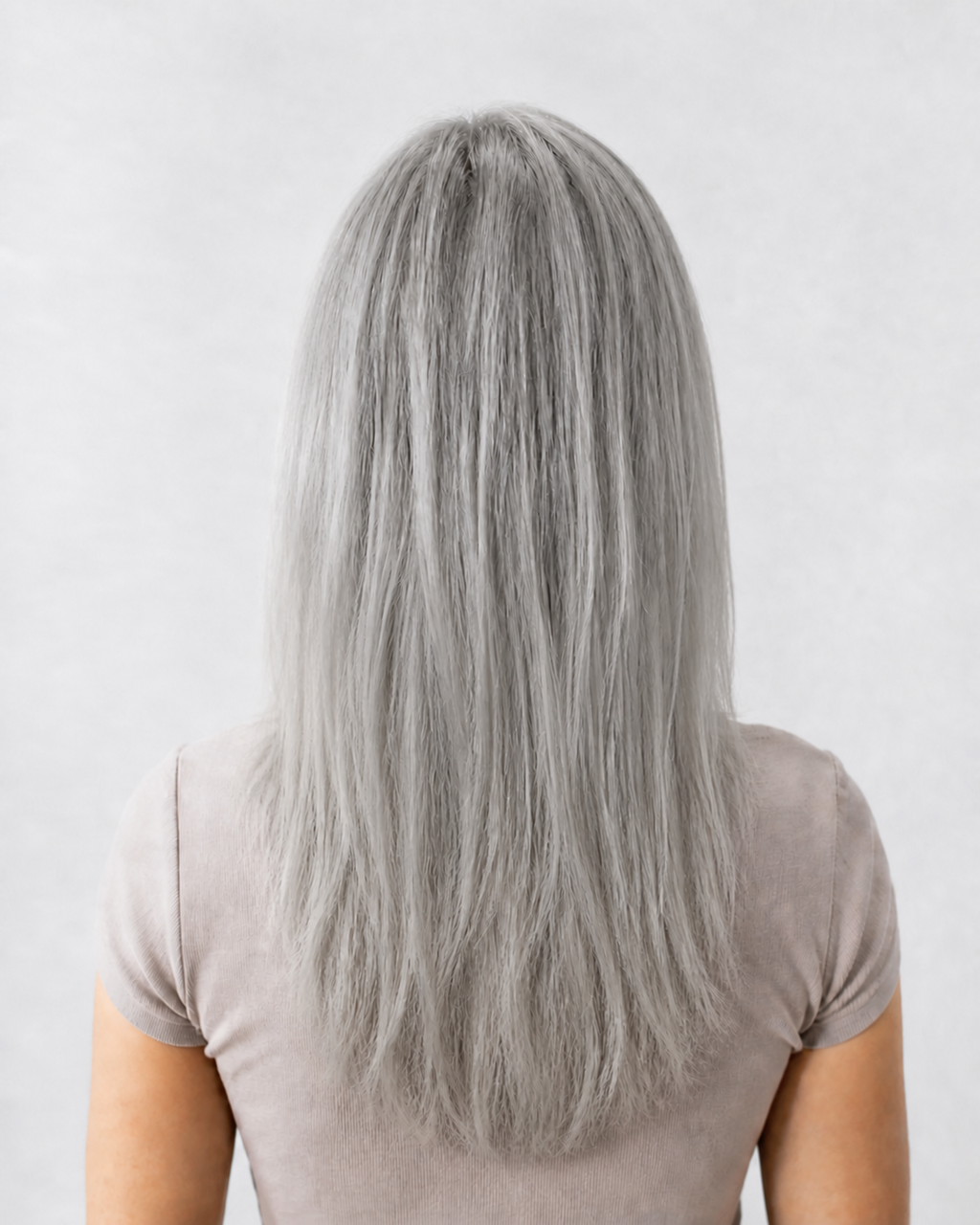 Invisible Tape Weft Silver White #Grey – after