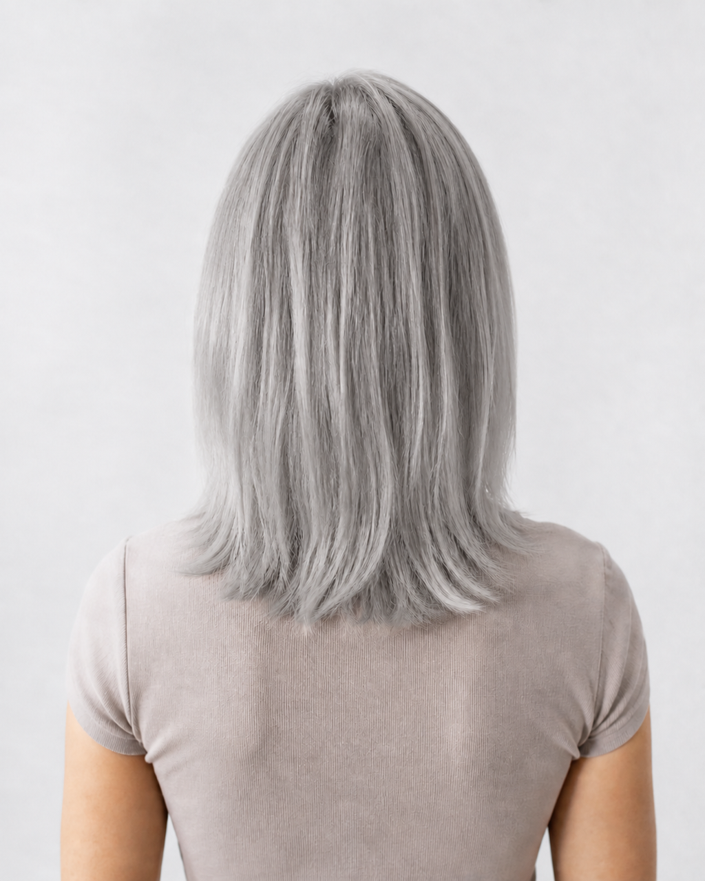 Invisible Tape Weft Silver White #Grey – before
